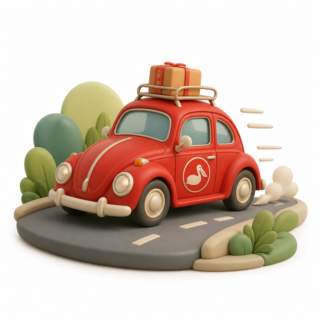 3D-Icon: Kostenloser Lieferservice