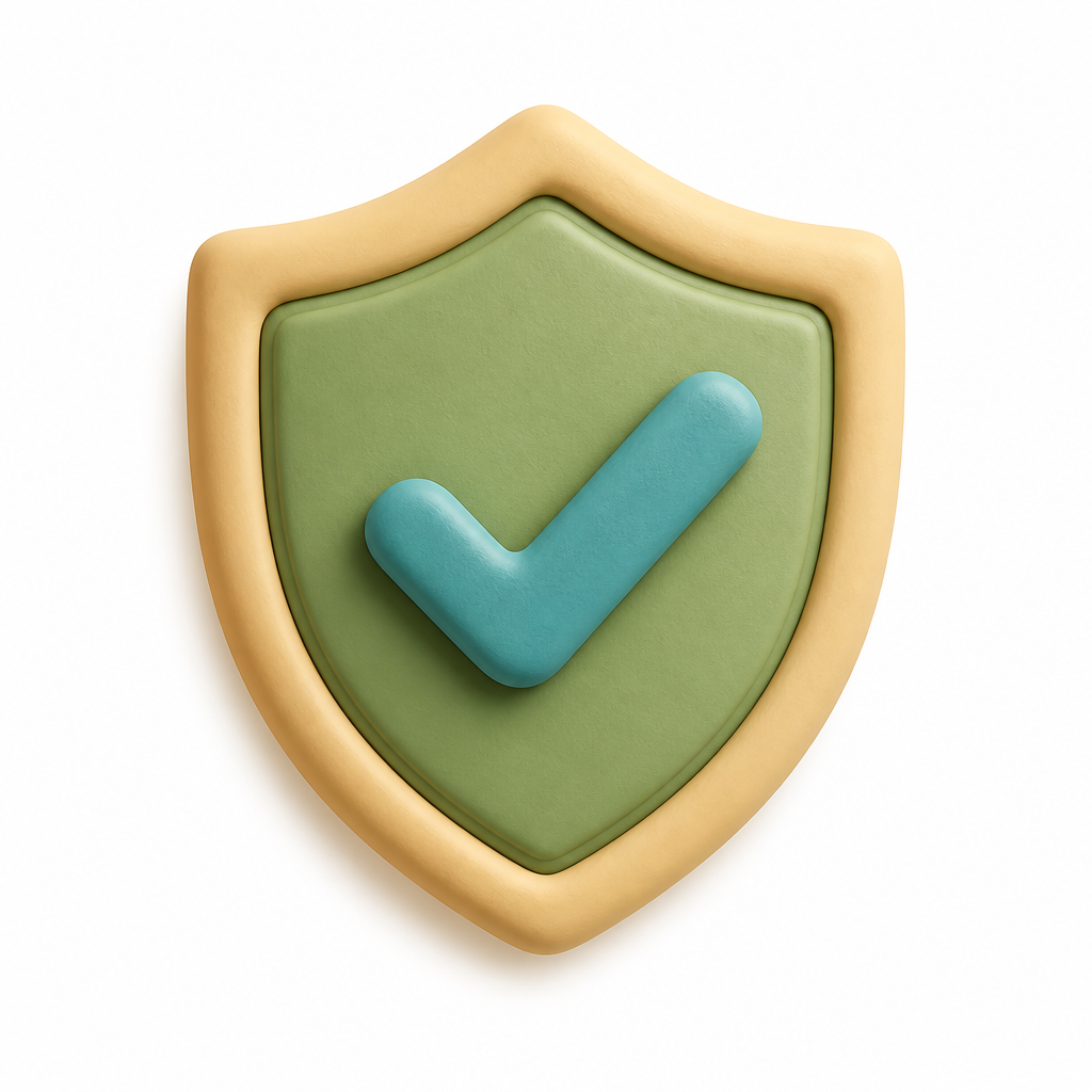 3D-Icon: Vertrauen und Erfahrung